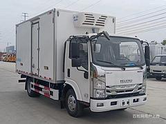 4.2米五十铃M100冷藏车电商超市货物运输车首付10%可提